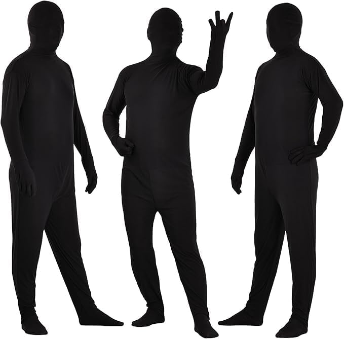 Tongcloud Unisex Spandex Adult Body Suit Cosplay Full Body Disappearing Man Body Suit for Halloween Costume Party Gift - Image 3